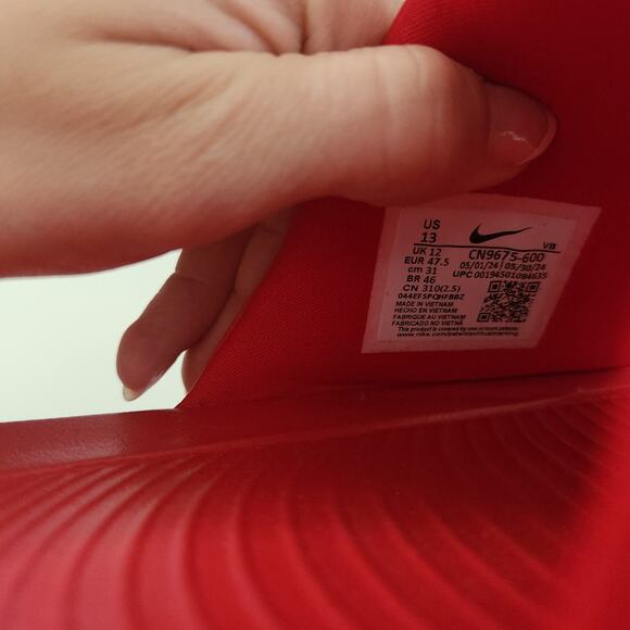 Nike Men's Victori One Slide University Red/Black (CN9675 600) - 13 - Picture 7 of 8